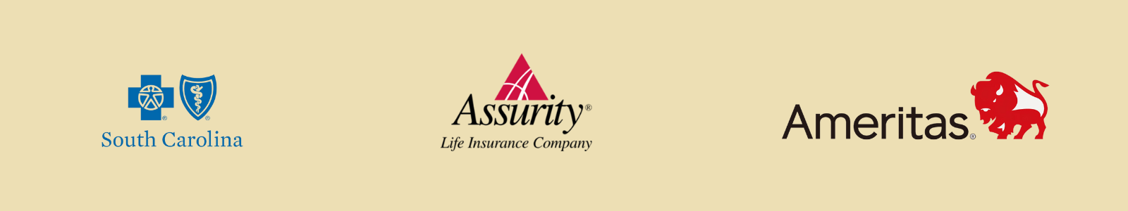 BCBS, Assurity, Ameritas Insurance Logos
